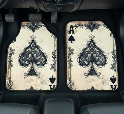 New car floor - mats, printed