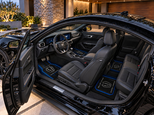 Dark horse car floor mats - car,