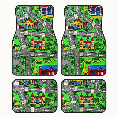 Piece car floor - mats, set