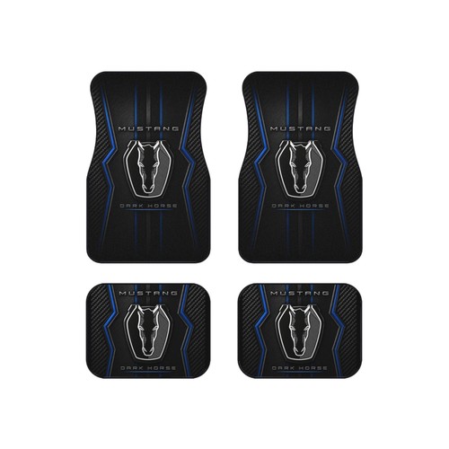 Dark horse car floor mats - floor, set