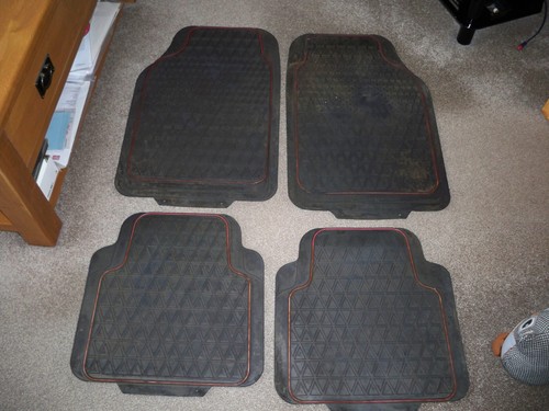 Universal rubber car mats - rubber,