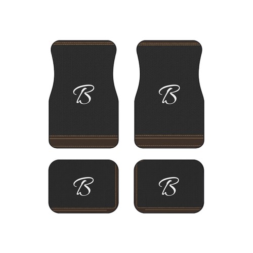 Monogrammed stylish car mats - monogrammed,